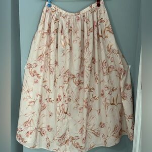 Tahari pink Floral Maxi Skirt